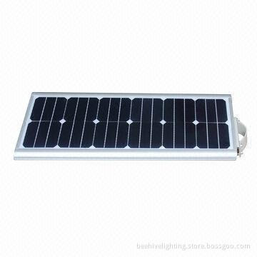 All-in-one Integrated Solar LED Streetlight with Motion Sensor, 30W Power